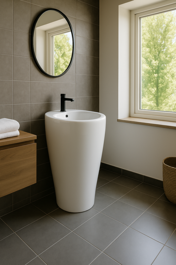 Lavabo da appoggio alto Ovale 400 YT216