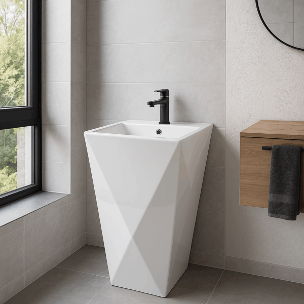 Lavabo da appoggio alto prismatico YT-201
