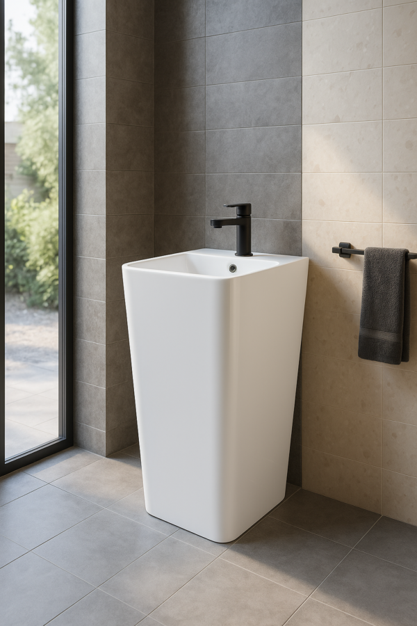 Lavabo da appoggio alto Quadrato 400 YT213