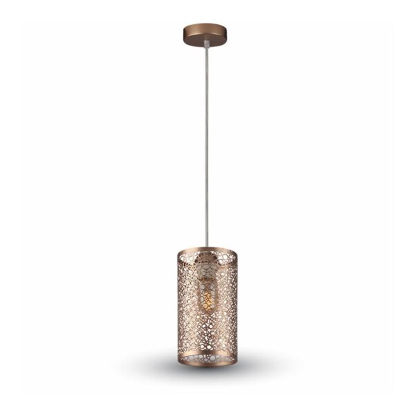 LAMPADARIO CON PORTALAMPADA ORO CHAMPAGNE
