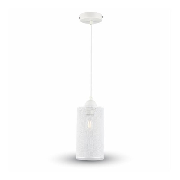 LAMPADARIO CON PORTALAMPADA MATT BIANCO