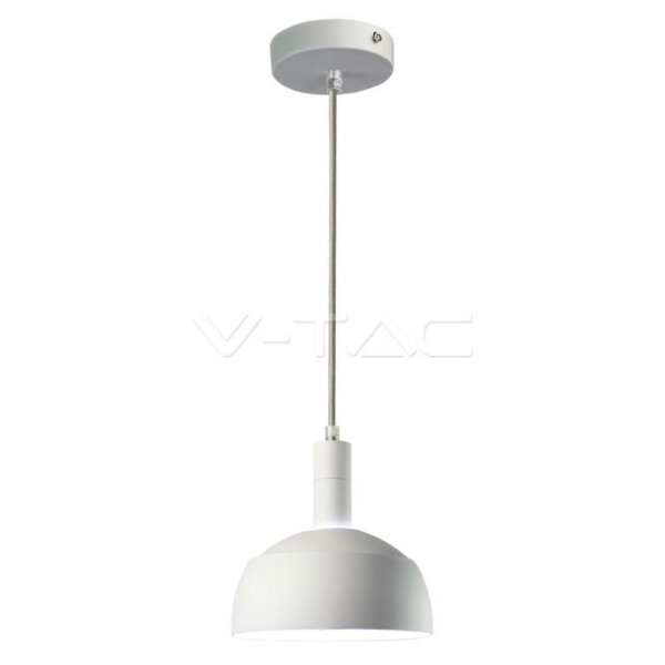 PENDANTE IN ALLUMINIO+PALSTICA E14 CORPO BIANCO