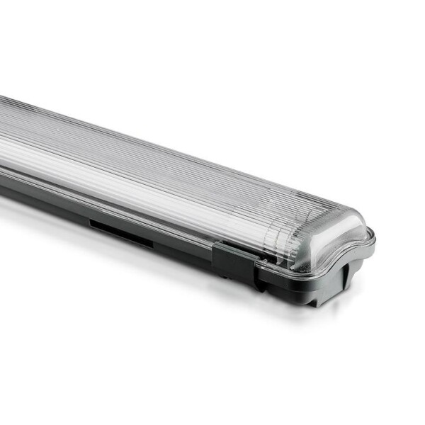 LED WATERPROOF LAMP FITTING WITH 2 X 18W TUBES BIANCO NATURALE 4000K
