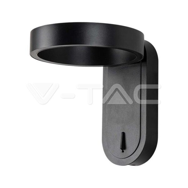 5W LAMPADA LED DA MURO 3000K+4000K CORPO NERO IP65