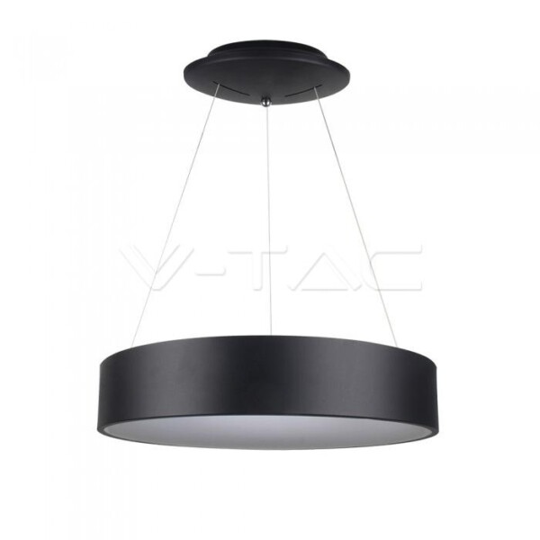 20W LED SURFACE SMOOTH PENDENTE LIGHT DIMMERABILE NERO 3000K