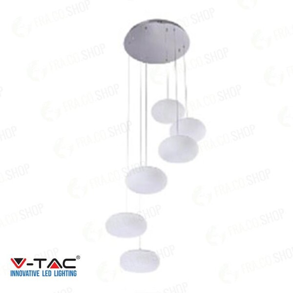 76W LED DESIGNER HANGING PENDANT LIGHT TRIAC DIMMERABILE BIANCA 3000K