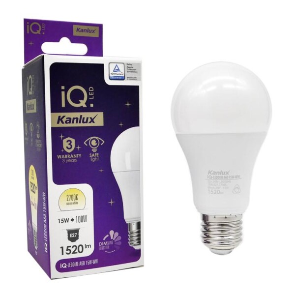 LAMPADINA LED IQ-LEDDIM A60 15W-WW - KANLUX