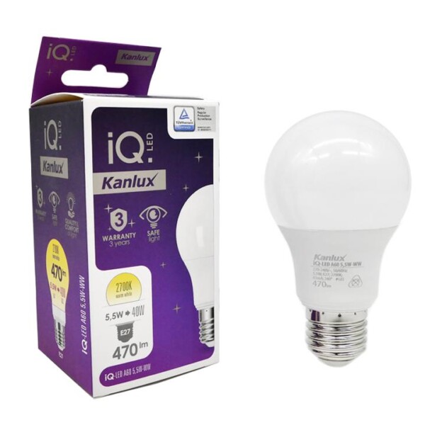 LAMPADINA LED IQ-LED A60 5,5W-NW - KANLUX