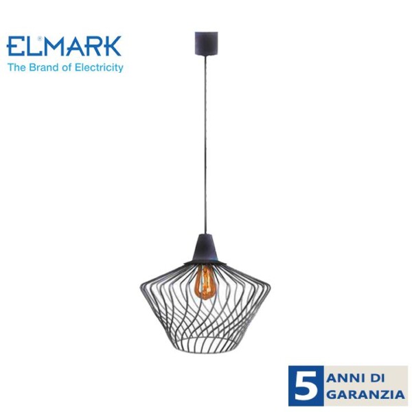 SALVA PENDANT 1XE27 BLACK