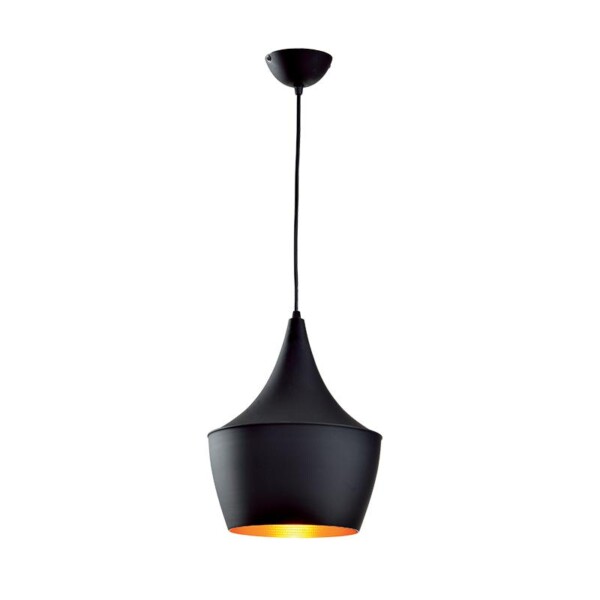 PENDENTE BLACK/GOLD E27 D250MM