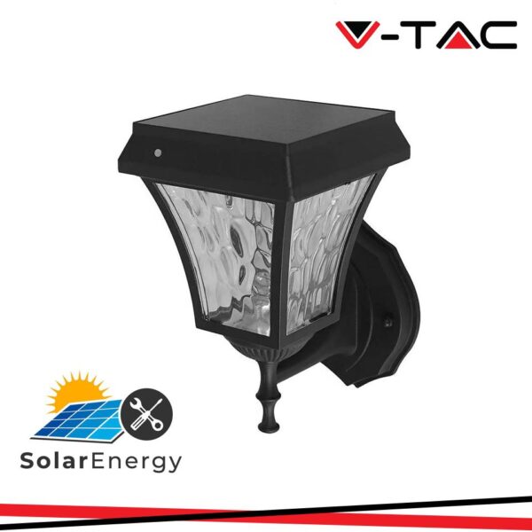 2W LED SOLAR STAND LAMP CORPO NERO 3000K, 6000K IP44