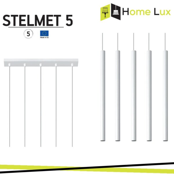 PENDENTE STELMET 5XG9 IN METALLO BIANCO