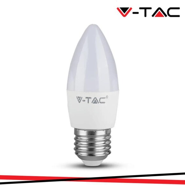 LED LAMPADINA 4.5W E27 CANDLE 3000K