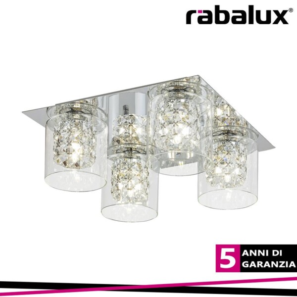 DUCHESS, INDOOR CEILING LAMP, G9 4X MAX 40W, L37XH14,5CM, CH