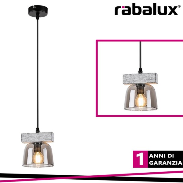 CARDAMOM, INDOOR  PENDANT LAMP, E14 1X MAX 40W, MATT BLACK,
