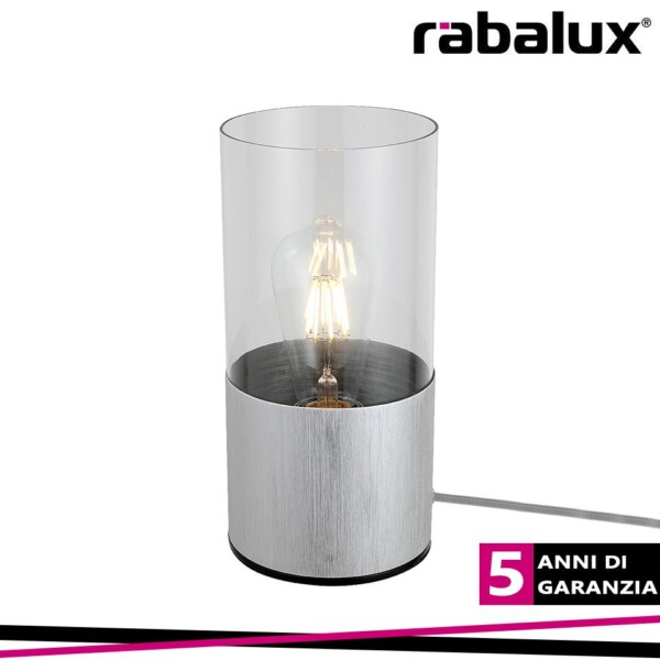 ZELKOVA, INDOOR TABLE LAMP, E27 1X MAX 40W, D12CM, BRUSHED A