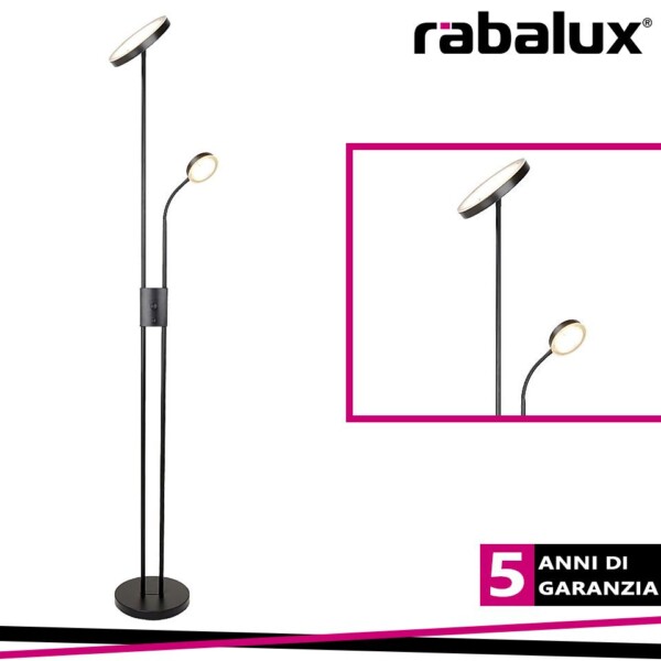OPHUS, HIGH VOLTAGE LED FLOOR  LAMP,MATT BLACK, BUILT-IN LED