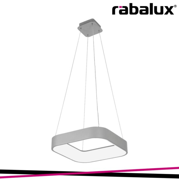 ADELINE, PENDANT LAMP, GREY, WHITE, BUILT-IN LED 28W 1792LM