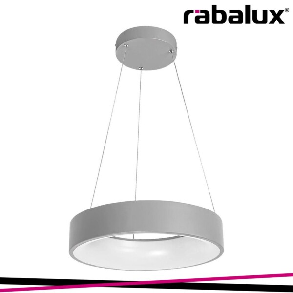ADELINE, PENDANT LAMP, GREY, WHITE, BUILT-IN LED 24W 1536LM