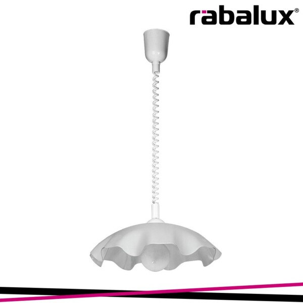SMERLATO, PENDANT LAMP, D42CM, WHITE ROLLY