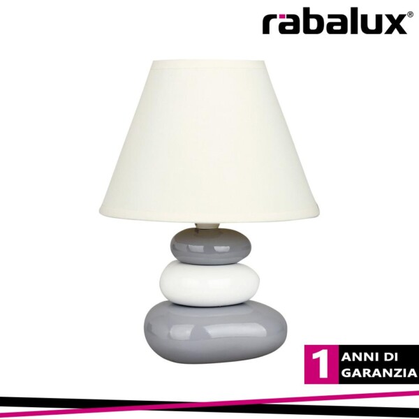 SALEM, CERAMIC TABLE LAMP, E14 1X40W