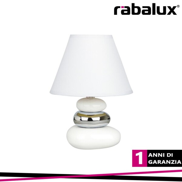 SALEM, CERAMIC TABLE LAMP, E14 1X40W