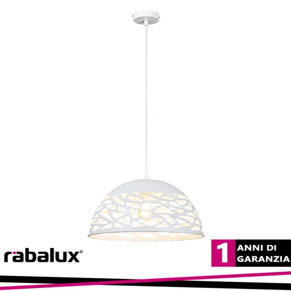 NORENA, METAL PENDANT LAMP, E27 1X MAX 60W, D400 MM,  MATT W