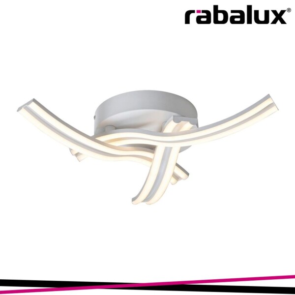 TULIO, CEILING LAMP, WHITE, IN-BUILT LED 40W 2400LM 3000K