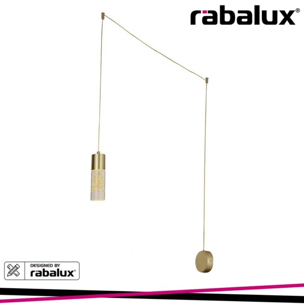 FLORESTA PENDANTS LED 4W DESIGNED BY RABALUX, GOLD
