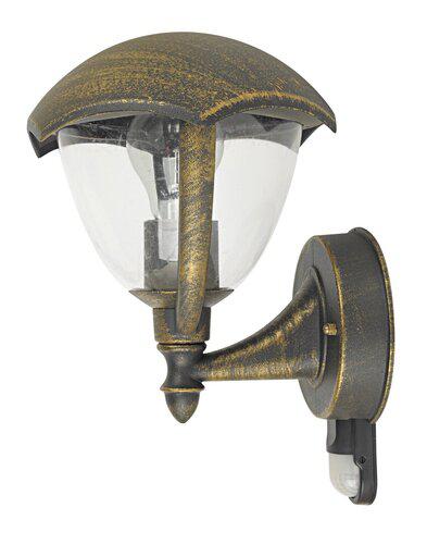 MIAMI, CLASSIC OUTDOOR WALL LAMP WITH MOTION SENSOR