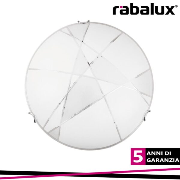 ETERNA CEILING D30 E27 60W WHT TRANSP.