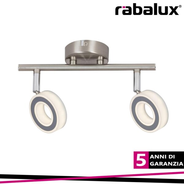 ZORA 2XSPOT BUILT-IN LEDWITH BULB,CHROME