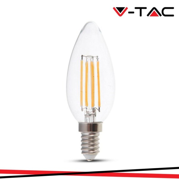 LED LAMPADINA 4W FILAMENTO E14 CLEAR COVER CANDELA 4000K