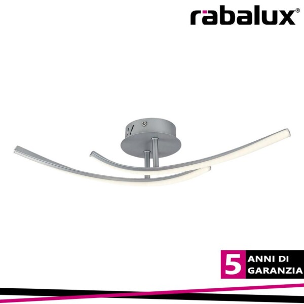 TATJANA,IND.CEIL.LED15W, PAIN.SILVER,L54