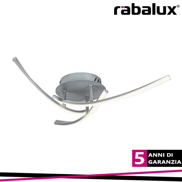 TATJANA,IND.CEIL.LED22W, PAIN.SILVER,D47