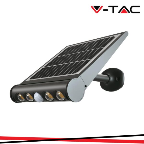 LED LAMPADA LED DA GIARDINO 8W CON PANNELLO SOLARE 3000K