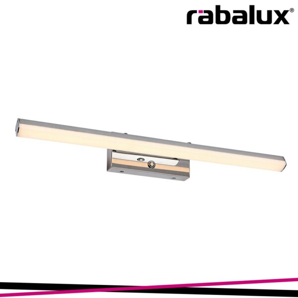 TURGON, INDOOR CABINET LIGHT, ALUMINIUM CHROME LAMP WITH WHI