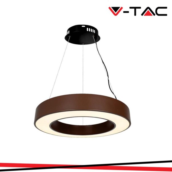 50W LED LAMPADARIO DI DESIGN A SOSPENSINE TRIAC DIMMERABILE 4000K CORTEN