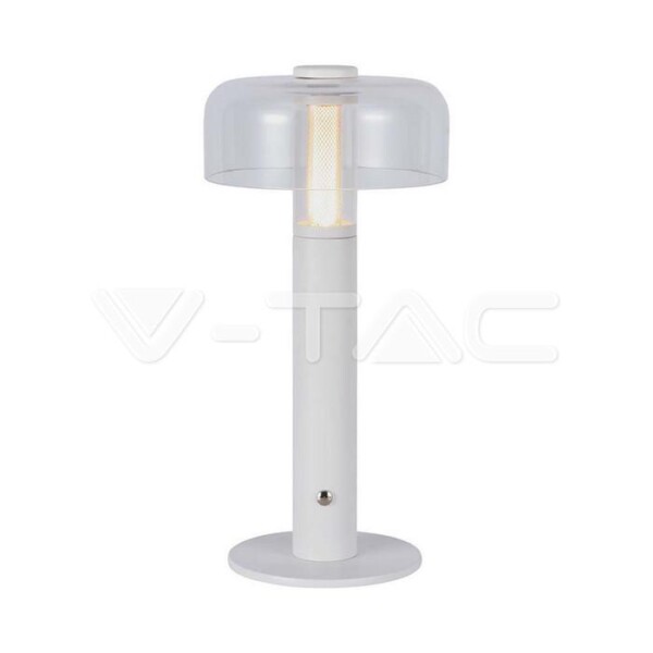 LED LAMPADA DA TAVOLO RICARICABILE 1800MAH  150 X 300 3 IN 1 CORPO BIANCO