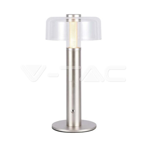 LED LAMPADA DA TAVOLO RICARICABILE 1800MAH  150 X 300 3 IN 1 CORPO CHAMPAGNE