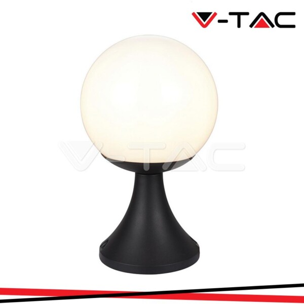 STAND LAMP  1XE27  MATT NERA OPAL PLASTICA PALLA