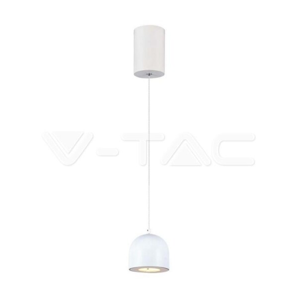 8.5W LED LAMPADA A SOSPENSIONE   100 FILO REGOLABILETOUCH ON/OF CORPO BIANCO 3000K