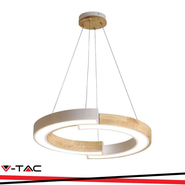 32W LED LAMPADARIO LED A SOSPENSIONE (43*100) 3000K CORPO BIANCO