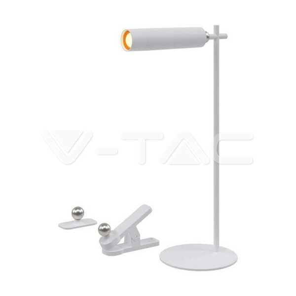 3W LED LAMPADA DA TAVOLO MAGNETICA RICARICABILE 4000K CORPO BIANCO