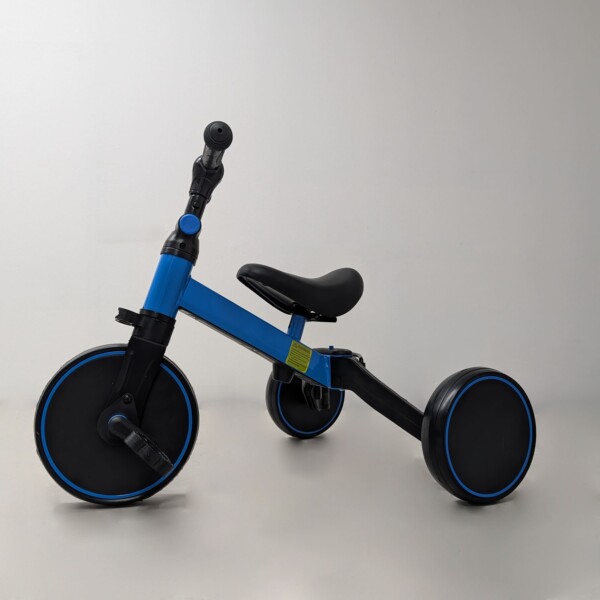 BICI TRICICLO N003-1 PIEGHEVOLE BAMBINI, 3 RUOTE DA 10" IN EVA FOAM, CORPO IN PLASTICA E ACCIAIO, SEDILE IN ECO-PELLE
